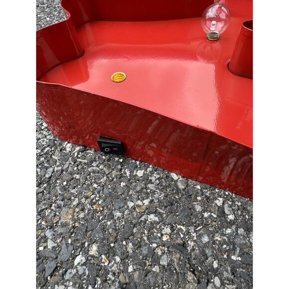 Marquee Letter "M" Decorative Sign Red Light Up Metal Home Decor Party - Picture 12 of 12